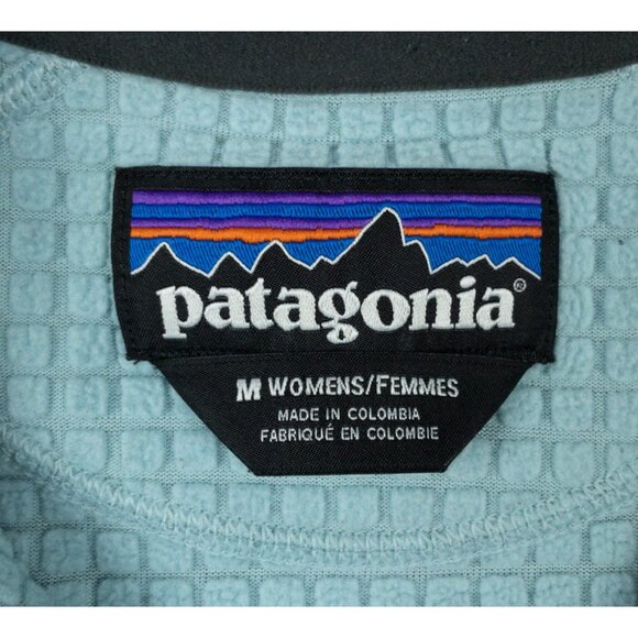 Patagonia R1 Regulator Fleece Jacket Women's Medium Blue 1/4 Zip Pullover 40118 - Picture 3 of 13